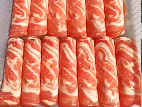 压肉板机处理成品